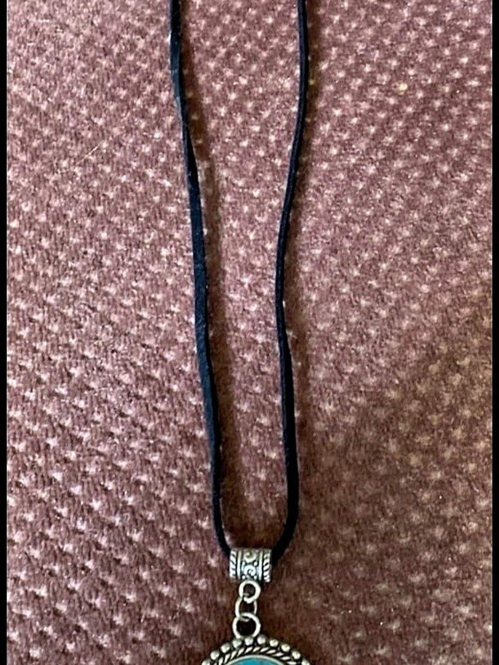 Handmade Turquoise Pendant Necklace